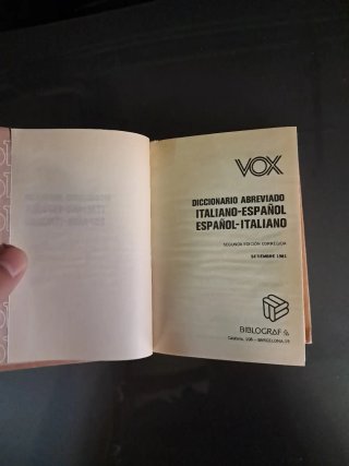 Diccionario Italiano-Español