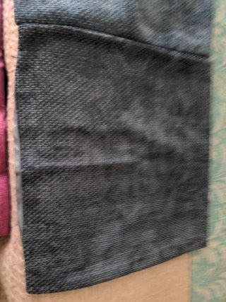 Fundas de cojín azules.