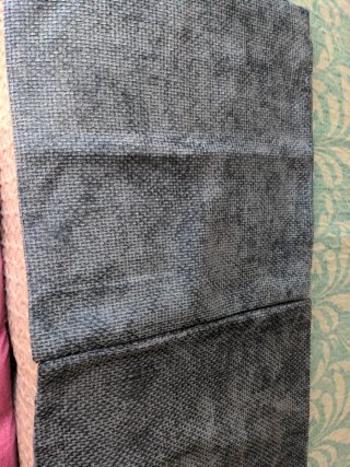 Fundas de cojín azules.