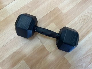 Mancuerna Hexagonal Negro 10kg Decathlon