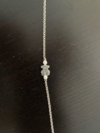 Pulsera Tous Osito Perla Plata