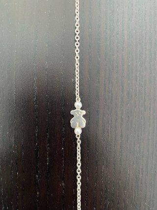 Pulsera Tous Osito Perla Plata