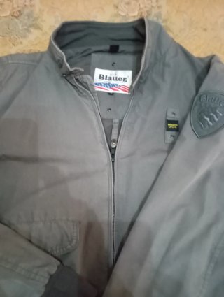 Giubbotto Blauer Uomo Taglia XL Grigio