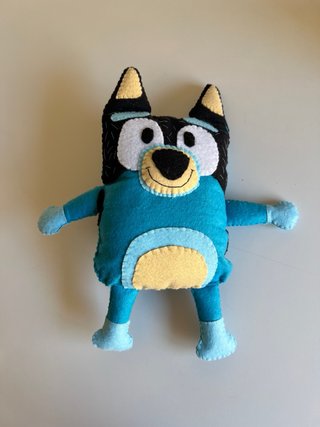 Peluches de bluey artesanales
