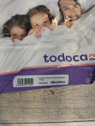 Todocama Edredón, Relleno nórdico de Fibra 180x220
