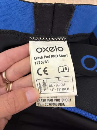 Protección coxis Oxelo acolchada talla L