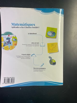Matemáticas Aplicadas a CCSS I 1r Batxillerat