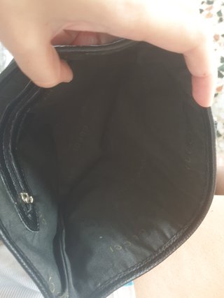 Bolso Gucci Negro y Rojo Pequeño