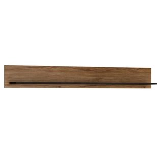 Estantería madera y metal marrón/negra