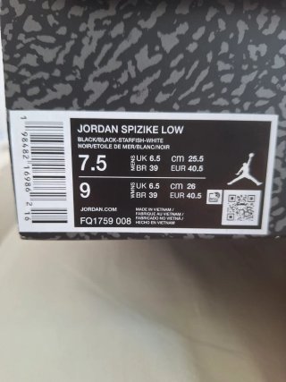 Jordan Spizike Low Safari Talla 40.5