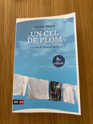 Libro “Un cel de plom” de Carme Martí