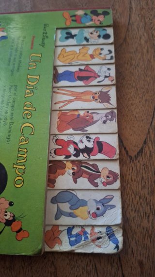 Cuento Infantil Disney Un Día de Campo an̈os 80