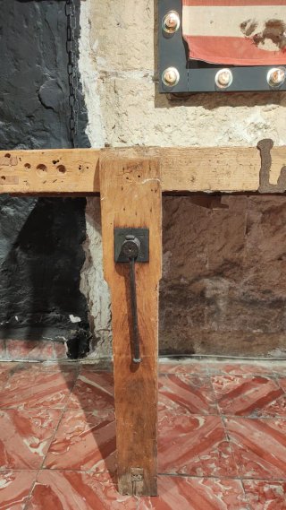 Banco de trabajo carpintero antiguo madera