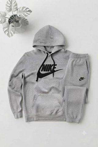 Conjunto Nike Sudadera y Pantalón Gris XL