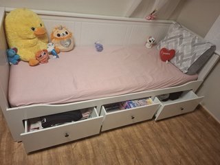 Cama infantil blanca Ikea