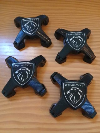 Tapones de llanta Peugeot (4 unidades)