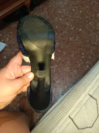 Tacones Marypaz azules talla 37