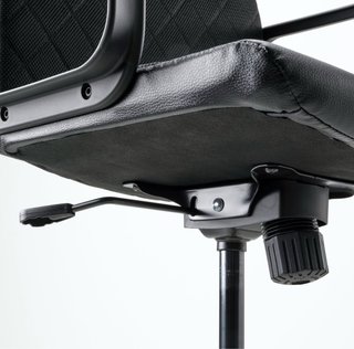Silla de escritorio Ikea RENBERGET Negra