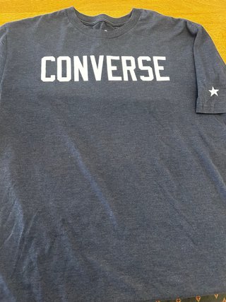 Camiseta Converse Negra Manga Corta