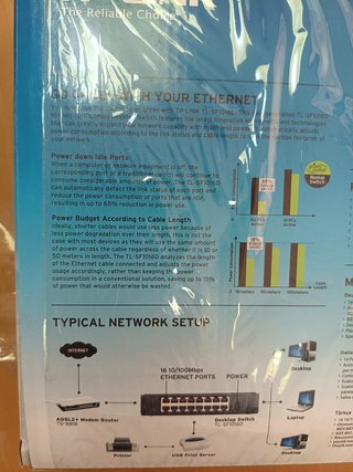 Switch TP-Link 16 Puertos TL-SF1016D