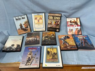 Lote 11 Películas DVD Acción, Drama, Western