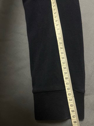 Polo Lacoste manga larga negro talla XL