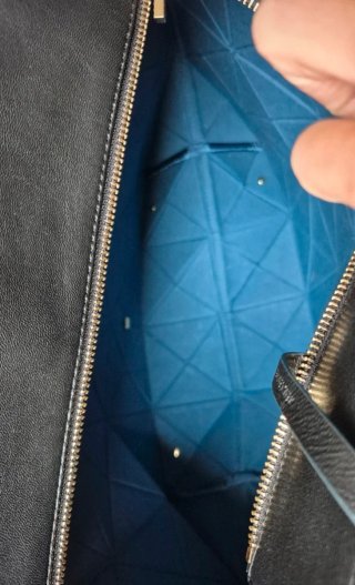 Bolso Purificación García Negro Origami Grande