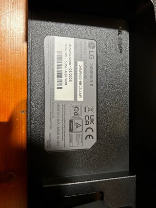 Monitor LG 24MR400-B 23,8 Negro