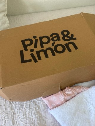 Manta bebé Pipa & Limón floral