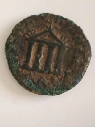 MUY  ESCASA As de Tiberio Templo Tetrástilo RPC 48
