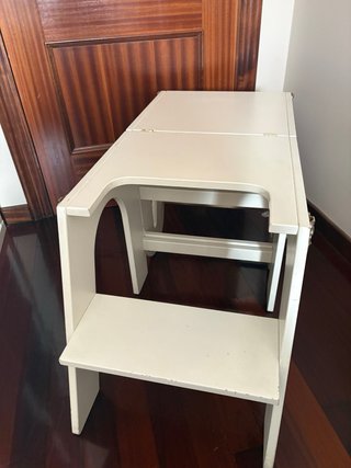 Mesa Escalera madera niños