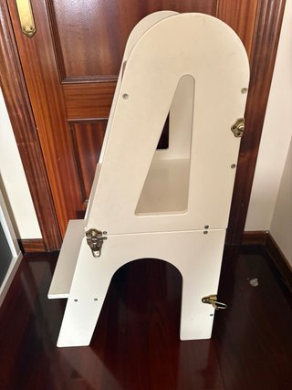 Mesa Escalera madera niños