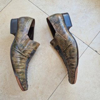 Zapatos Ángel Infantes Marrones y Verdes