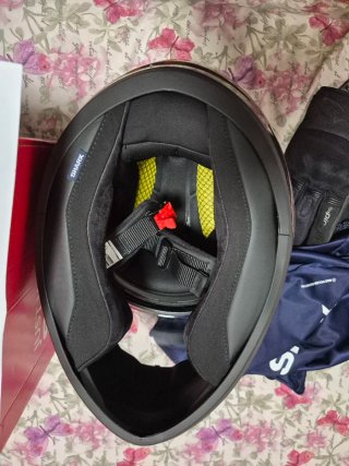 Casco Integral Shark Negro/Rojo Talla S