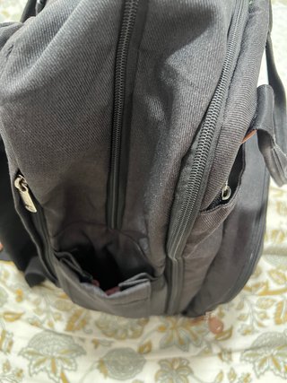 Mochila Dikaslon para carrito de bebé negra