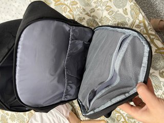 Mochila Dikaslon para carrito de bebé negra