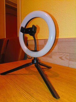 Aro de Luz LED con Trípode y Soporte Móvil