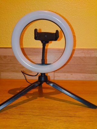 Aro de Luz LED con Trípode y Soporte Móvil