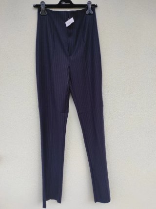 Max Mara Giacca Blu e pantaloni in lana, a righe
