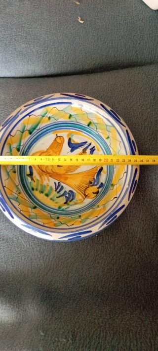 Lebrillo cerámica Totana-Alfareria El Poveo(26cm)