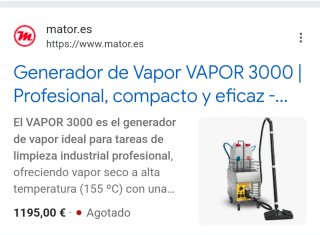 Limpiador a Vapor Taller