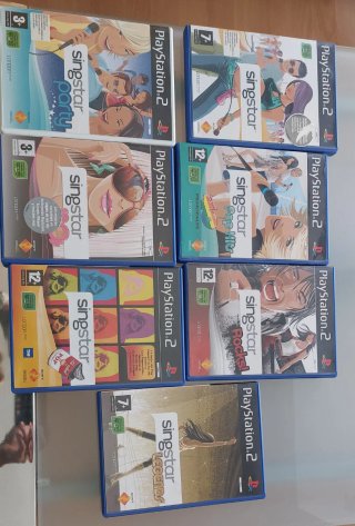 Pack 6 Juegos Singstar PS2 (Karaoke)