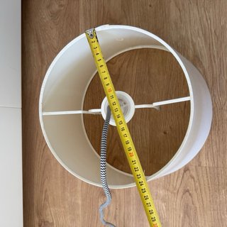 Lámpara colgante IKEA SEKOND blanca