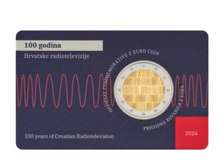 Moneda Conmemorativa Croacia 2026 Coincard