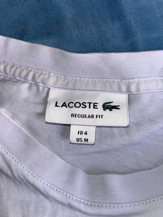 Camiseta Lacoste azul cielo