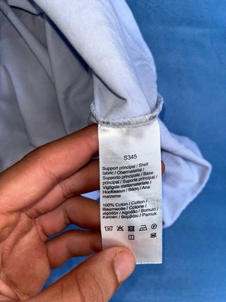 Camiseta Lacoste azul cielo