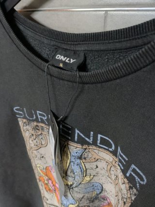 Sudadera oversize con estampado