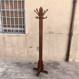 Percha de madera Art Decó años 30