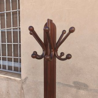Percha de madera Art Decó años 30