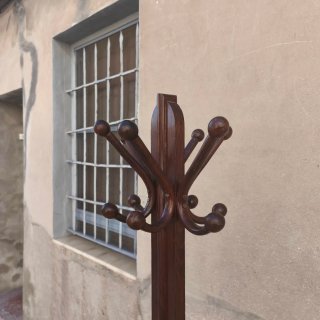 Percha de madera Art Decó años 30